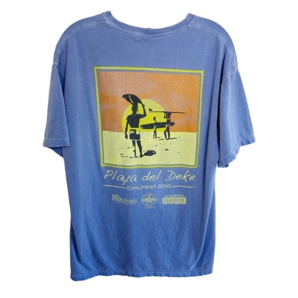 Playa Del Zeke Surfing Chilifest 2015 Purple Tee Mens Large - Picture 1 of 10